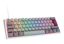 Ducky One 3 Mist Grey Mini Gaming Tastatur, RGB LED - MX-Red