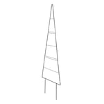 Windhager Treillis Tree | métal, 40 x 150 cm | Anthracite | Treillis Jardin, Support pour Plantes, Aide à Grimper pour Plantes, Treillis, Aide à Grimper | décoration de Jardin