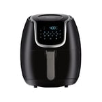 Power XL Vortex Air Fryer 2.8L - 4-in-1 Digital Air Fryer - 360 Degree Cyclonic Air Technology - 8 Pre-Set Functions - Makes Cooking with Less Oil & Fat Easier and Quicker - Recipe Book Included