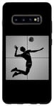 Coque pour Galaxy S10+ Vintage-Volleyball Ballon Balle de Volley-ball Volleyball