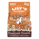 Lily's Kitchen Natural Adult Dry Dog Food Chicken & Duck Grain-Free Recipe 4 x 1kg