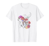 Disney The Little Mermaid Ariel Real Flowers T-Shirt