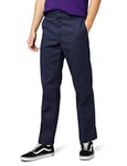 Dickies Men's Original 874 Work Utility Pants, Navy Blue, 28W / 30L