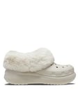 Crocs Furever Crush, Natural, Size 4, Women