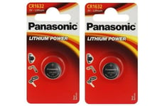 AVEC SUIVI Panasonic 2 piles CR1632 3 V Batterie au Lithium