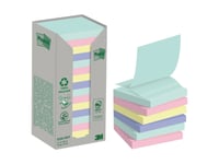 Post-It Z-Notes Genbrug 76X76mm (Pakke A 16 Blokke)