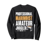 Marimba Player Musical Instrument Funny Vibraphone Sweatshirt