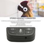 Stereo Headset Adapter For Voice Control 3.5mm Stereo Sound Jack Sound Enha