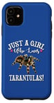 Coque pour iPhone 11 Girl Who Loves Tarantula Lover