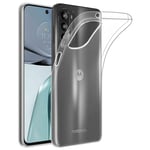 32nd Clear Gel Series - Transparent TPU Case Cover For Motorola Moto G62 5G