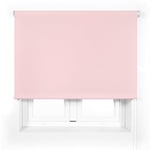 ECOMMERC3 Store Enrouleur translucide sur Mesure Premium Dimensions 70 x 165 cm - Store Enrouleur Tube de 38 mm et Dimensions du Tissu 67 x 160 cm - Store Rose