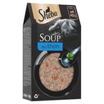 Sheba Classic Soup pour chat adulte – Soupe aux filets de thon – Sachets fraîcheur 40 x 40g