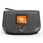 Hama Radio numérique DIR3300SBT (Spotify, WLAN/LAN/Dab + / FM, écran Couleur, Fonction USB, réveil et Diffusion Wi-FI, multiroom, télécommande, Application de Radio Gratuite) Noir