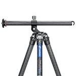 Leofoto - Ranger - Carbon Tripod with Tiltable Center Colum - Legs adjustable in 3 Angles - Ideal for Macro Photography - LS-284 CVL Explorer