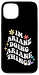 Coque pour iPhone 13 Retro Groovy Im Ariane Doing Ariane Things Funny Mother's