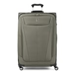 Travelpro Maxlite 5 Softside Bagage enregistré Extensible avec 4 roulettes, Valise légère, Homme et Femme, Vert Ardoise, Grand modèle à Carreaux, 79x54x34 cm