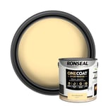 Ronseal One Coat Everywhere Paint Buttercream Matt 2.5L