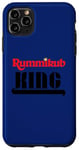 Coque pour iPhone 11 Pro Max Logo Rummikub King avec encre noire Royal Crown