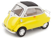 WELLY - Voiture citadine BMW Isetta de couleur jaune et blanche - 1/18 - WEL2...