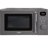 ABODE AMD2004G Compact Solo Microwave - Grey, Silver/Grey