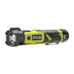 RYOBI Lampe torche 4V - 3 intensités : 640 / 240 / 80 Lumens - pointeur laser - base magnétique - (Vendu sans batterie) - RLP4-0