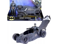 Dc Comics , Batman And Batmobile Set, 12-Inch Batman Action Figure, Kids Toys For Boys And Girls Ages 3 And Up, Racing Vehicle, Batman, 3 Yr(S), Black