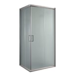 CABINE DE DOUCHE PAROI 90x90 H200 CM VERRE OPAQUE ANGULAIRE ALABAMA