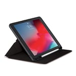 aiino Elite - Étui de protection pour iPad Air 10.5 2019/iPad PRO 10.5/iPad 10.2 (2019-2021) avec support pour Apple Pencil, verrouillage/déverrouillage automatique de l'écran - Noir