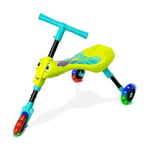 Scuttlebug 8615 Firefly Light Up Trike Ages 1-3 Push Bike 3-Wheel Foldable Ride-On Tricycle for 1+ Year Old Boys and Girls, Antennae Handlebar, Develop Your Toddler’s Balance and Motor Skills, Green