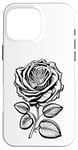 Coque pour iPhone 16 Pro Max Rose romantique