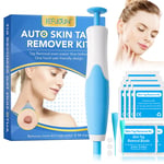 2 in1 Painless Skin Tag Remover Mole Remover Skin Tag Removal Kit Auto Wart Tool