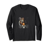 Tiger in the jungle with wilderness and nature Long Sleeve T-Shirt