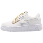 Baskets Nike  Air Force 1 Low Pixel Grey Gold Chain