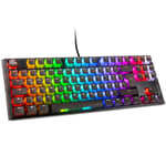 Ducky One 3 Aura Black Tkl Gaming Tastatur, Rgb Led - Mx-red