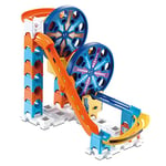 VTech Marble Rush Fun Fair Set Electronic M200E, Circuit de Billes interactif et Jouet de Construction pour Enfants à partir de 4 Ans, Deux Roues électroniques et Plus Accessoires, Version ESP