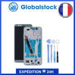 Ecran LCD + Vitre tactile sur châssis pour Honor 9 Lite Gris + outils