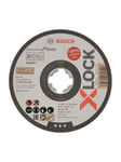 Bosch X-LOCK Standard for Inox, 125 x 1 x 22,23 mm, rett skjæring 125 x 1 x 22.23 mm