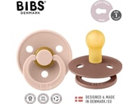 Haklappar Bibs Colour 2-Pack Woodchuck &Amp  Blush S Hevea Gummisnutte