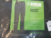 Apache Industry Apind Black Work Trousers Cargo Combat Pants - 34" Waist 31" Leg