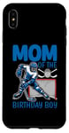 Coque pour iPhone XS Max Hockey Mom Of The Birthday Boy Hockey Family Matching gift