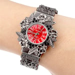 Kvinnor watch Retro Relojes vintage armband watch kvarts lyx kvinnlig feminino casual armbandsur xinhua mode klockor Red