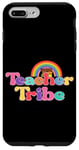 Coque pour iPhone 7 Plus/8 Plus Livres arc-en-ciel colorés Teacher Tribe