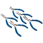 Draper 33057 Carbon Steel Mini Plier Set, 5 Pieces,Blue