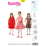 Burda 9379 - Kjole EUR: 110-140, US: 5-10