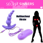 Vibrator Anal Butt Plug Tail Male Prostate Massager Dildo Sex Toys for Men Women