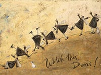 Art Group AFWDC92562 The Sam Toft Watch This, Doris Canvas Print, Cotton, Multi-Colour, 1.8 x 30 x 40 cm