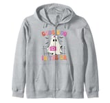 Code Boo In The Er Nurse Halloween Boo Zip Hoodie