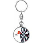 Score Bullseye Dartboard Keyring TLK-208-VAR