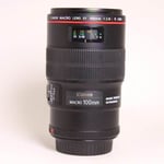 Canon Used EF 100mm f/2.8L IS USM Autofocus Macro Lens