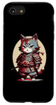 iPhone SE (2020) / 7 / 8 Samurai Cat Japanese Warrior Fearless Feline Art Case